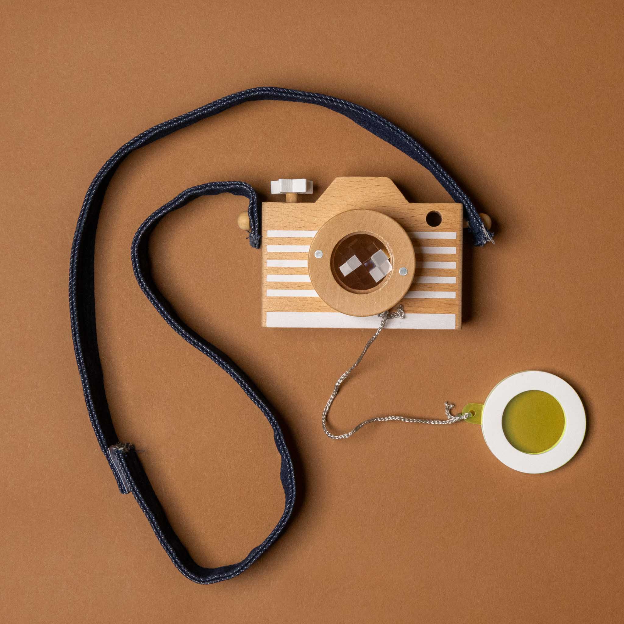 wooden-kaleidoscope-play-camera-yellow-lens-removed-denim-strap-