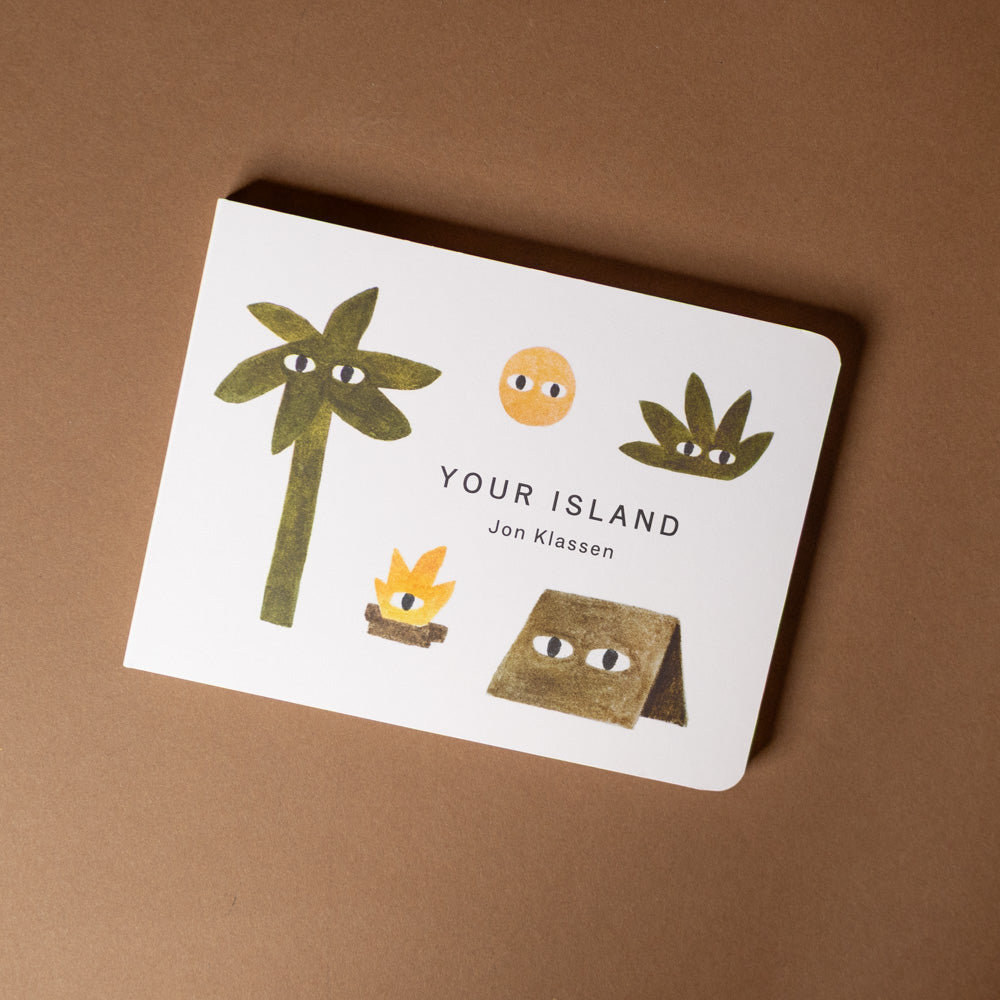 your-places-board-book-box-set your island-book-cover-with palm tree and camp site