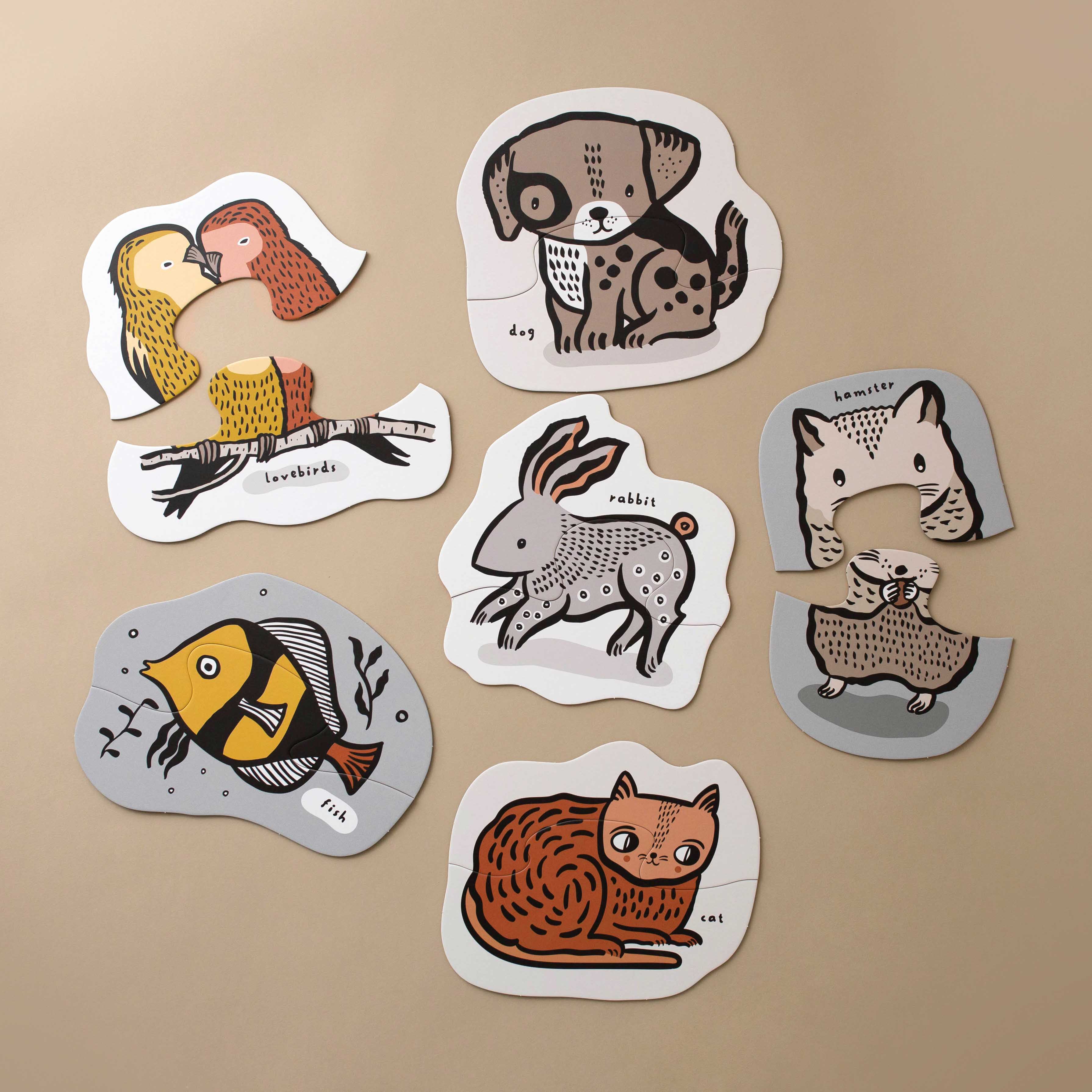 Beginner Puzzle Set | Pets - Puzzles - pucciManuli