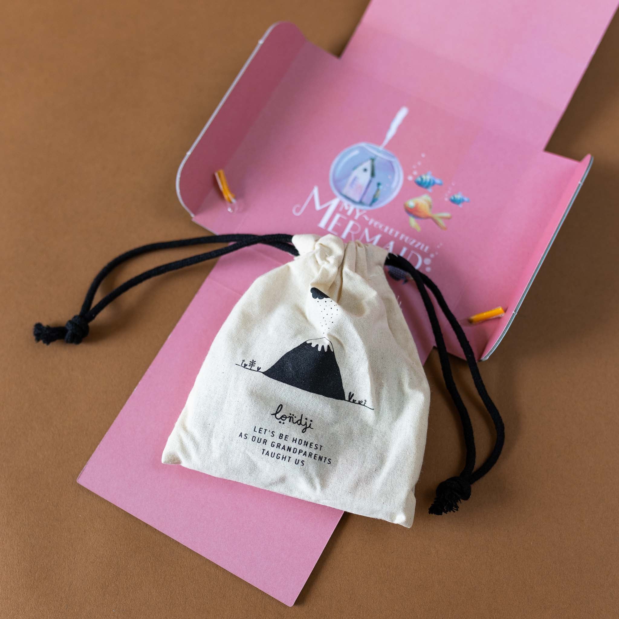 my-mermaid-box-shown-open-with-fabric-storage-bag