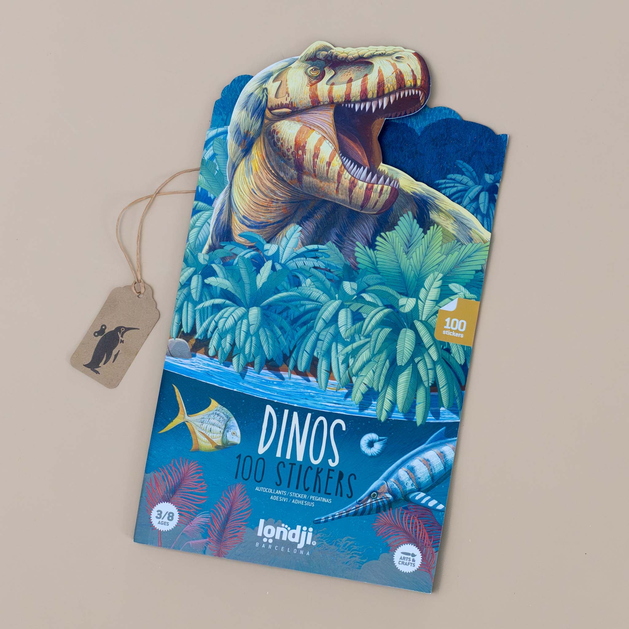 sticker-activity-book-dinos-cover-with-a-t-rex-prehistoric-fish-plants