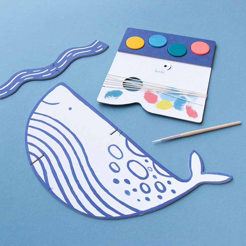 al-mare-arts-and-crafts-kit brush-paints-and-whale-ocean-