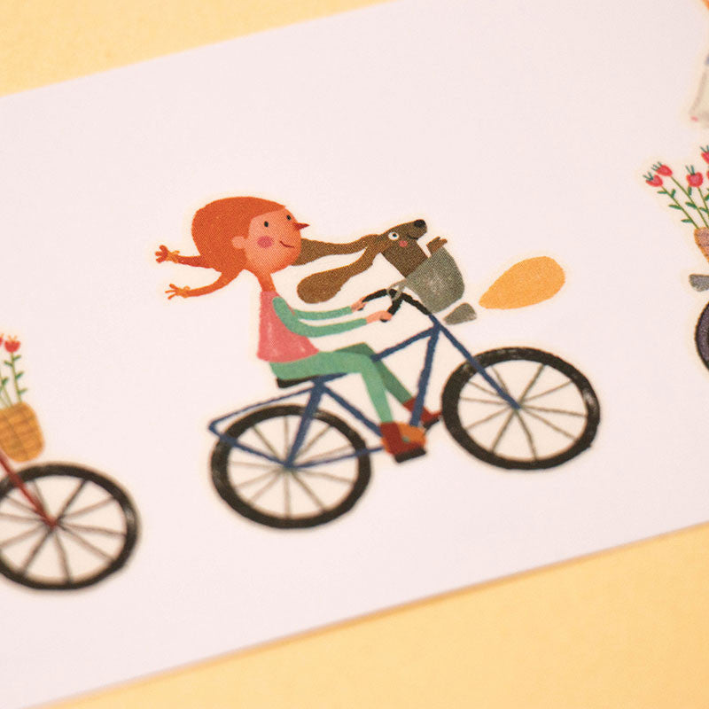 armful-of-tattoos-bikes-bicycling-girl-and-dog