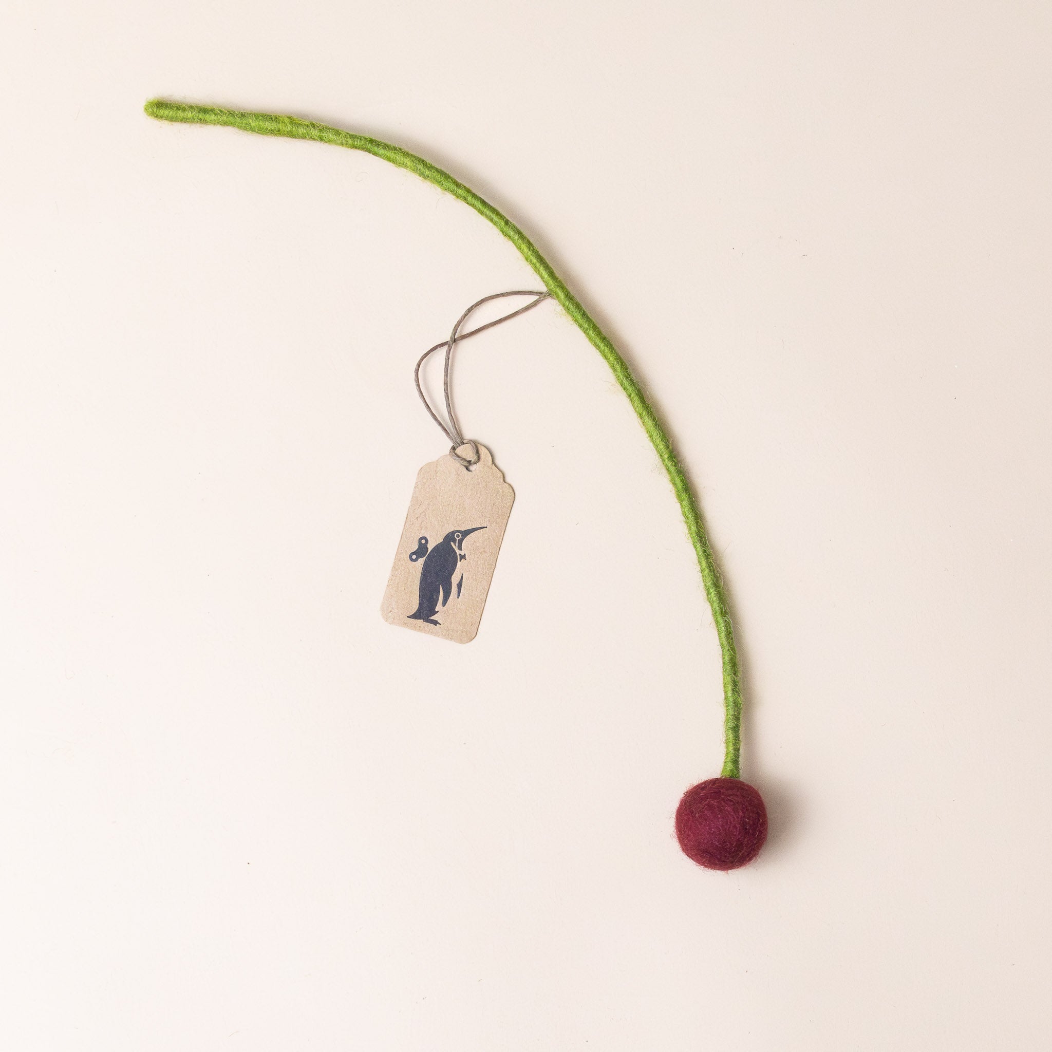 Felt Pom Flower | Merlot