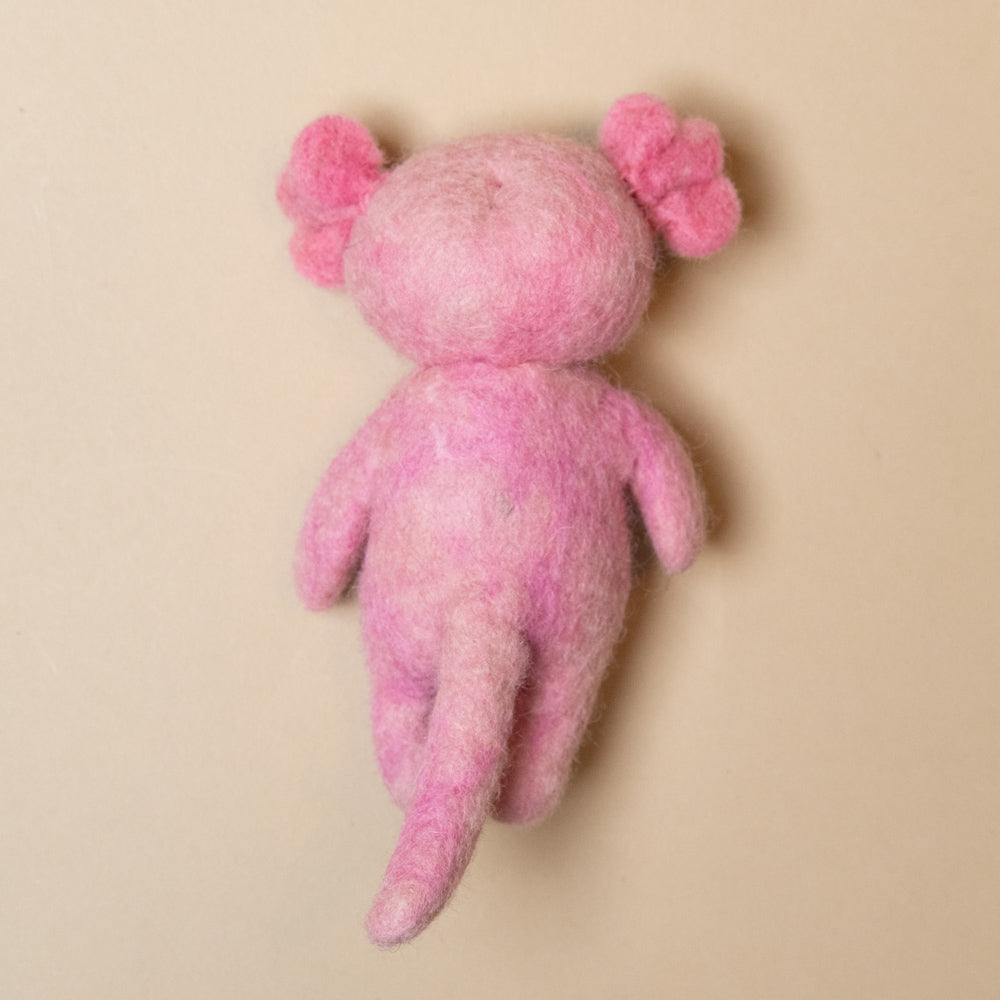 pink-felted-axolotl-finger-puppet-back-and-tail