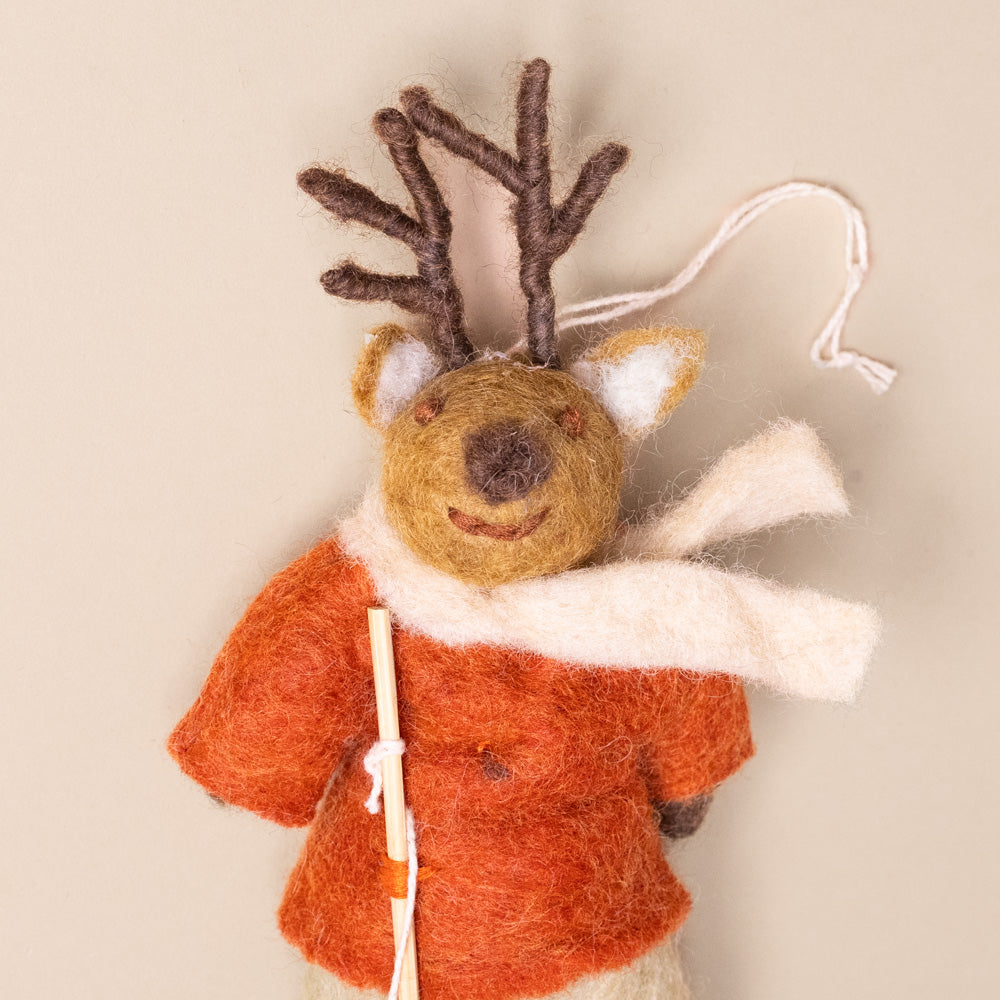 felted-brown-deer-ornament-rust-sweater-and-fishing-pole-face