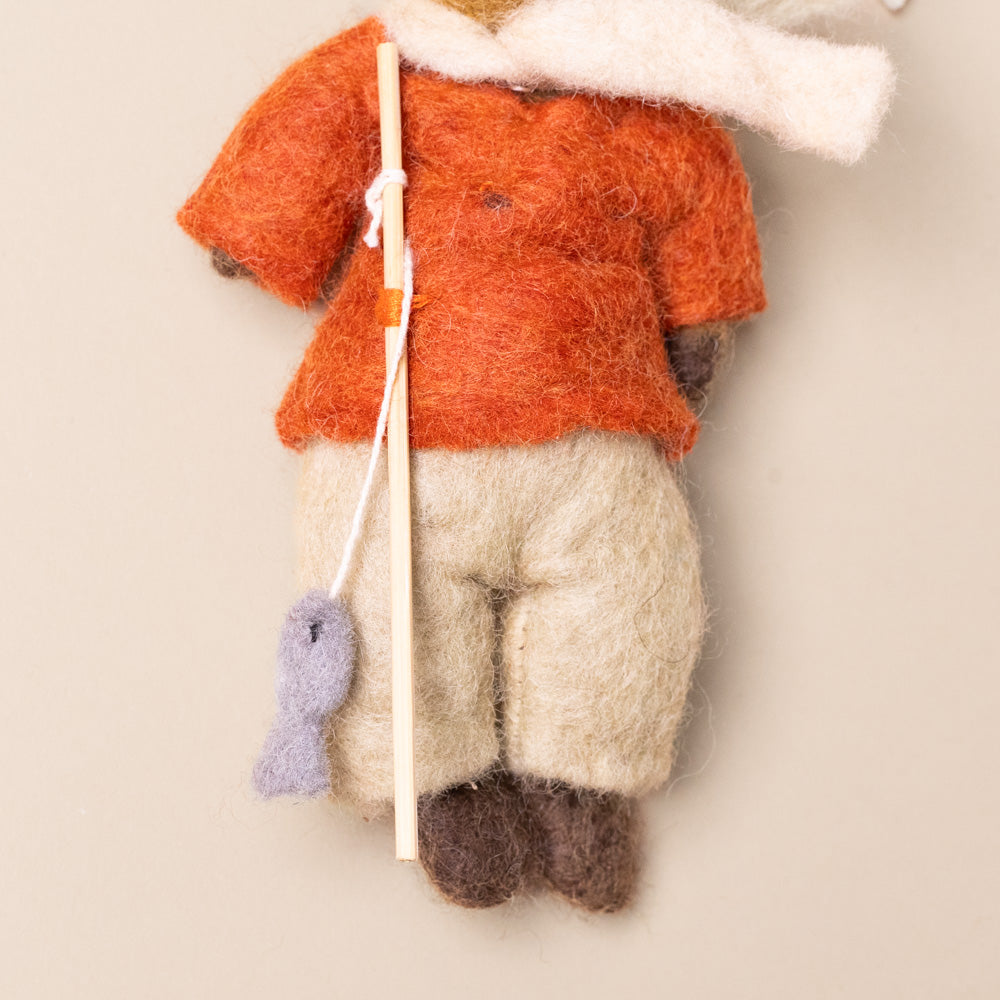 felted-brown-deer-ornament-rust-sweater-and-fishing-pole