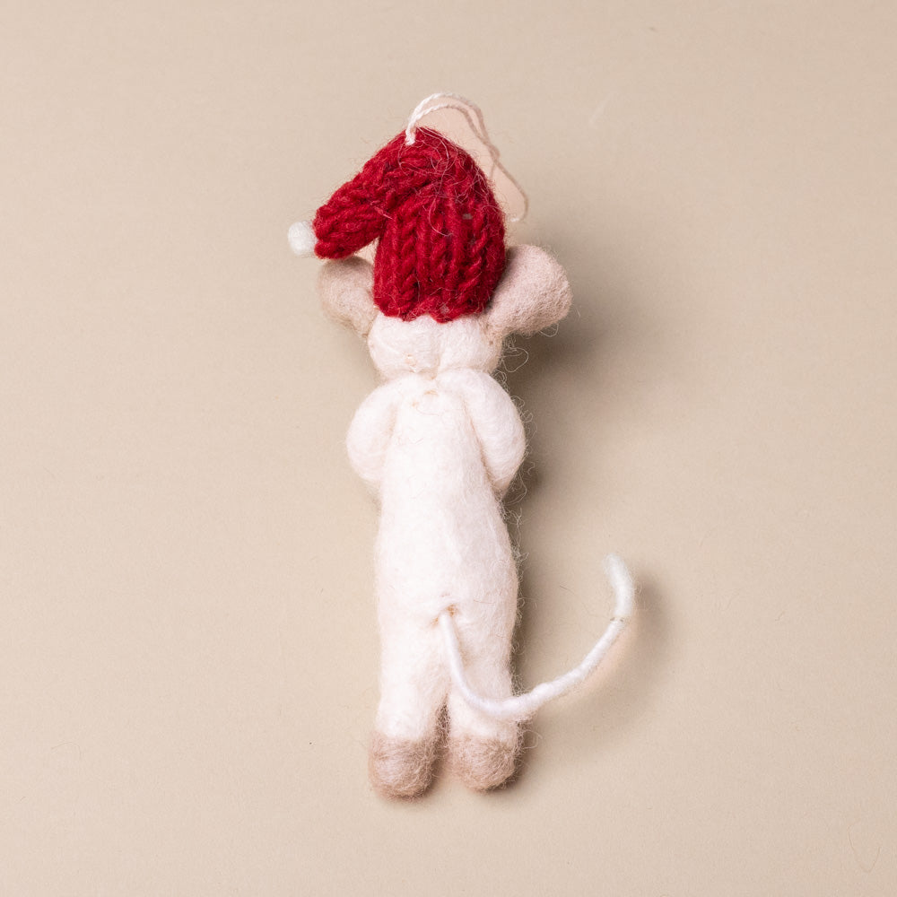 felted-white-mouse-ornament-red-hat-and-mushroom-back