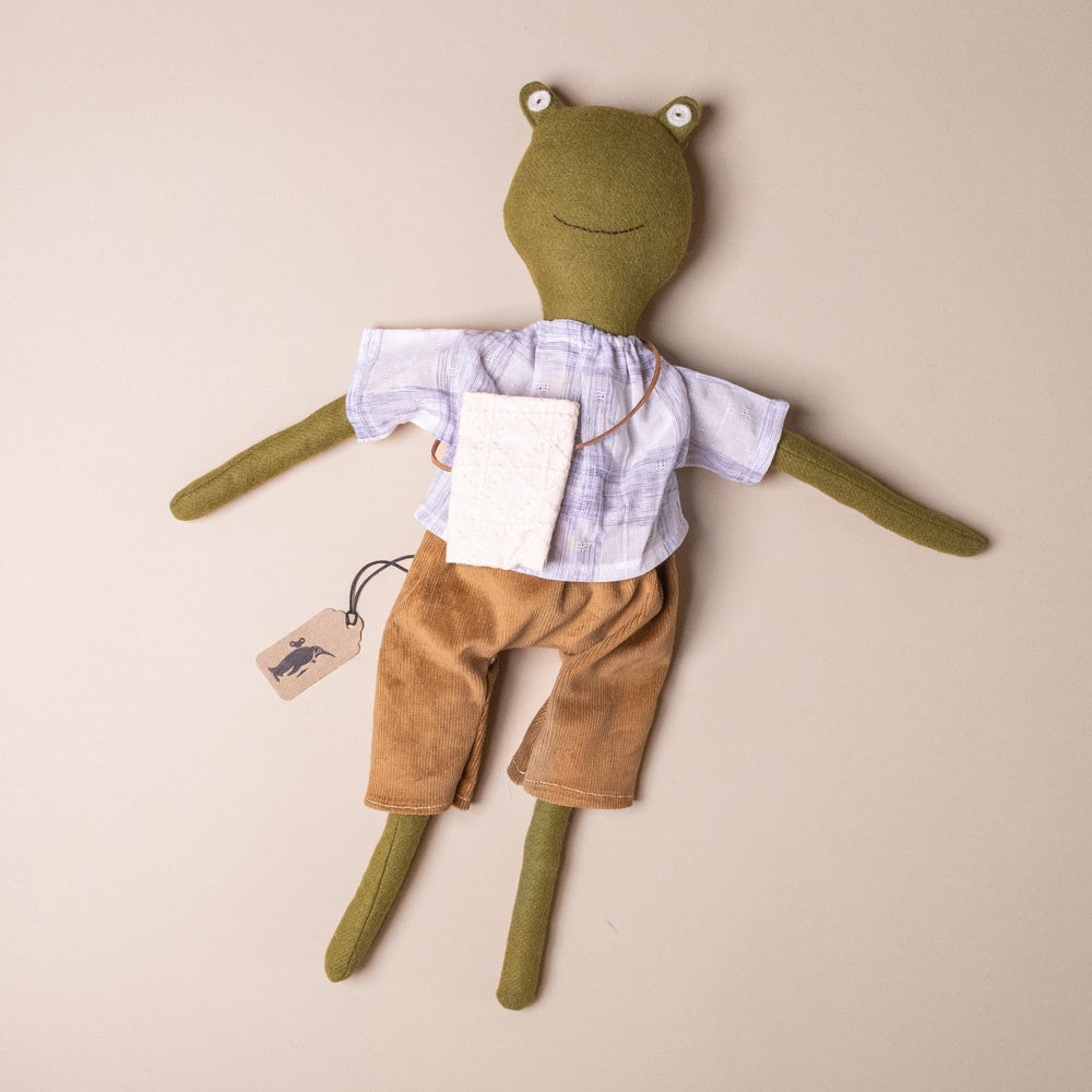 fern-the-frog-chambray-plaid-blouse-and-corduroy-pants-stuffed-animal-with-satchel