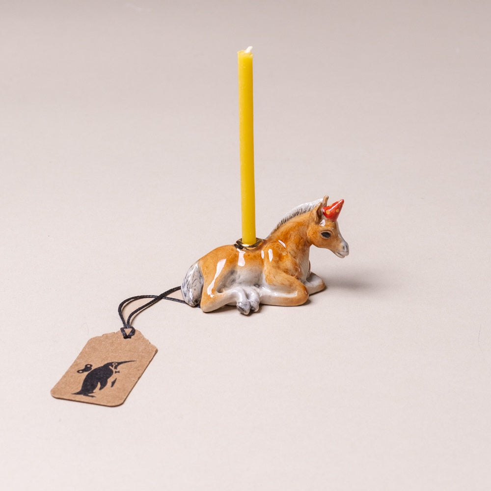 Heirloom Porcelain Cake Topper | Horse