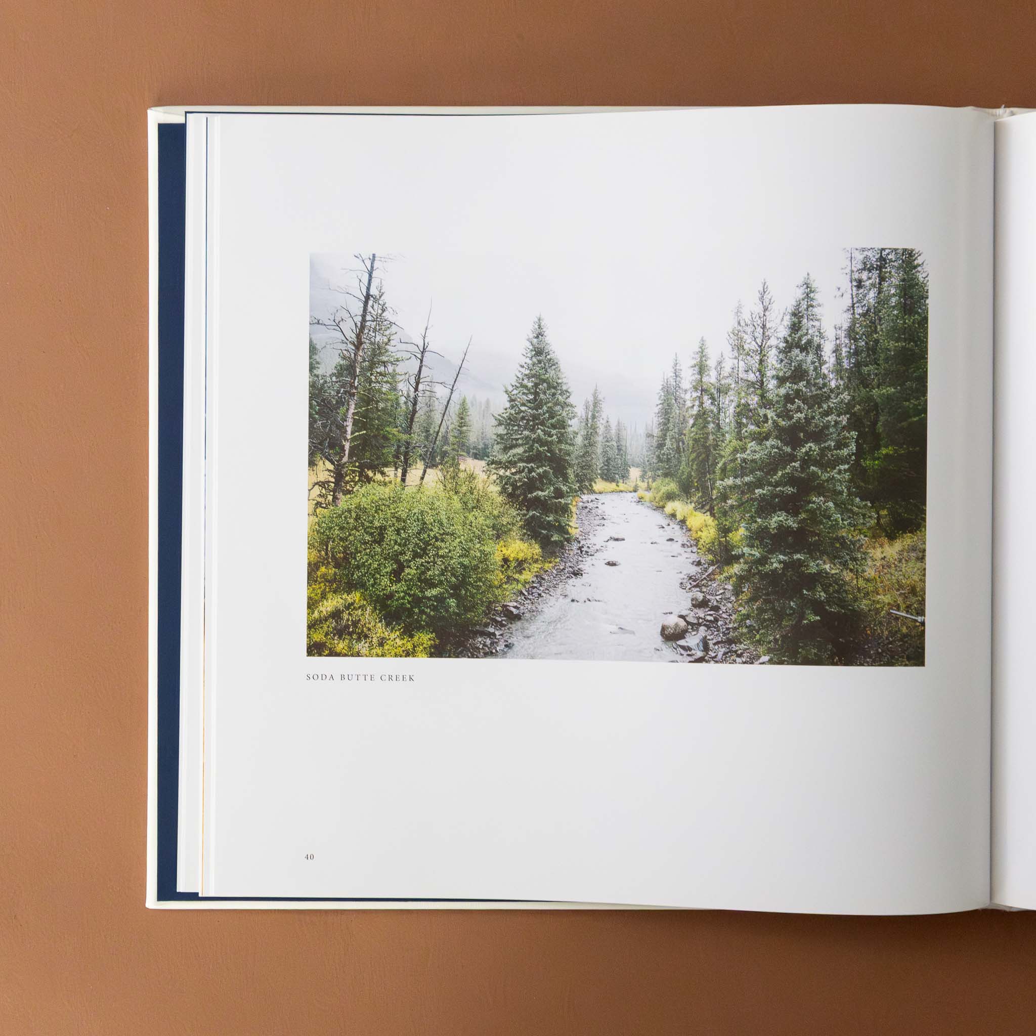 leather-bound-yellowstone-book-photo-of-river-bed-and-pines