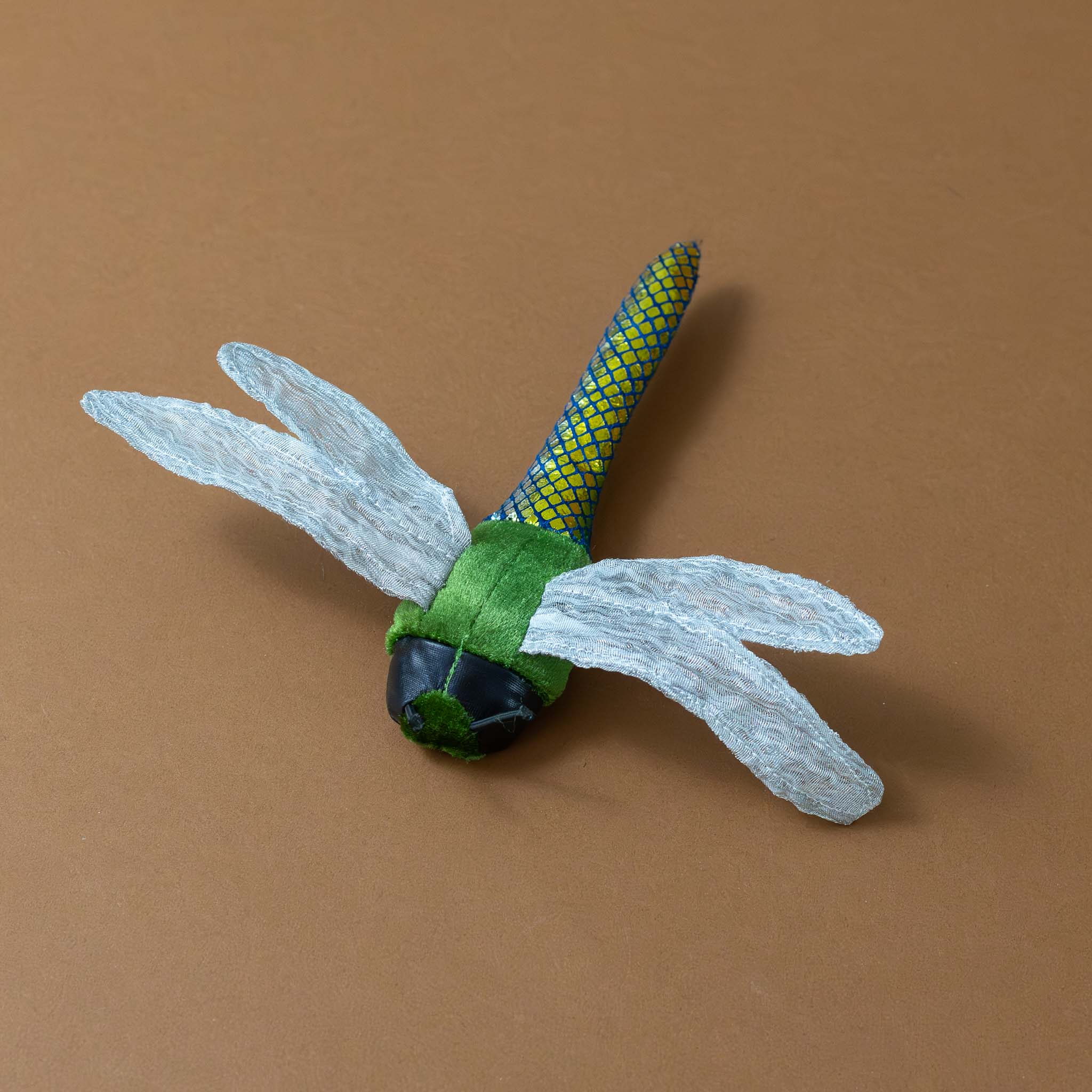little-green-and-gold-with-white-wings-dragonfly-finger-puppet