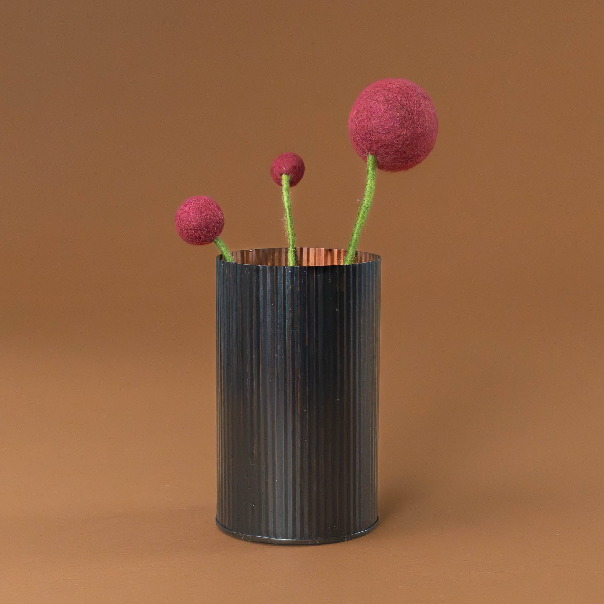 metal-norah-vase-burnt-copper-felt-pom-flower
