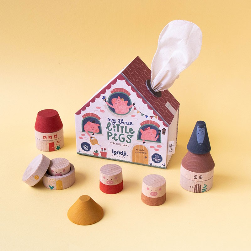 My Wooden World Play Set | My Little Piggies