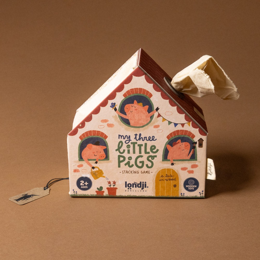 My Wooden World Play Set | My Little Piggies