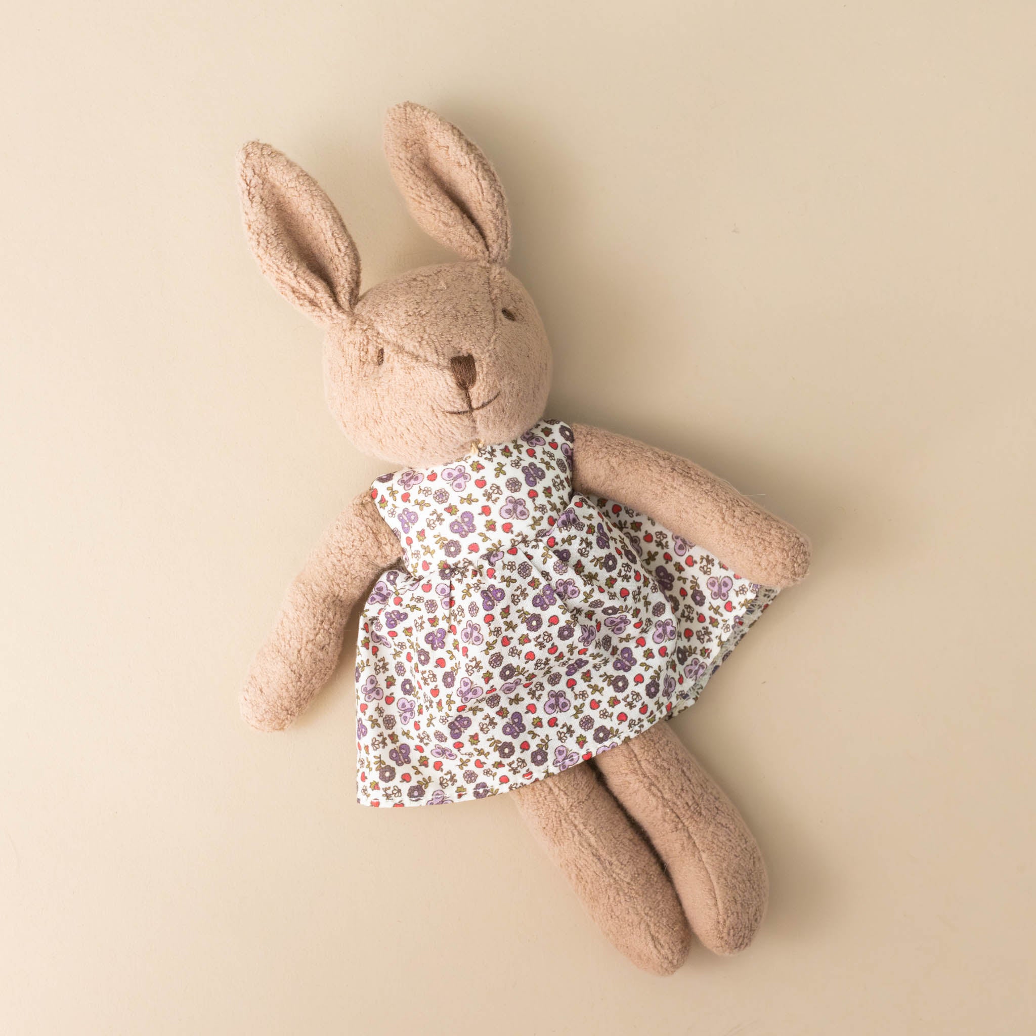 organic-cotton-bunny-friend--vintage-lavender-floral-dress
