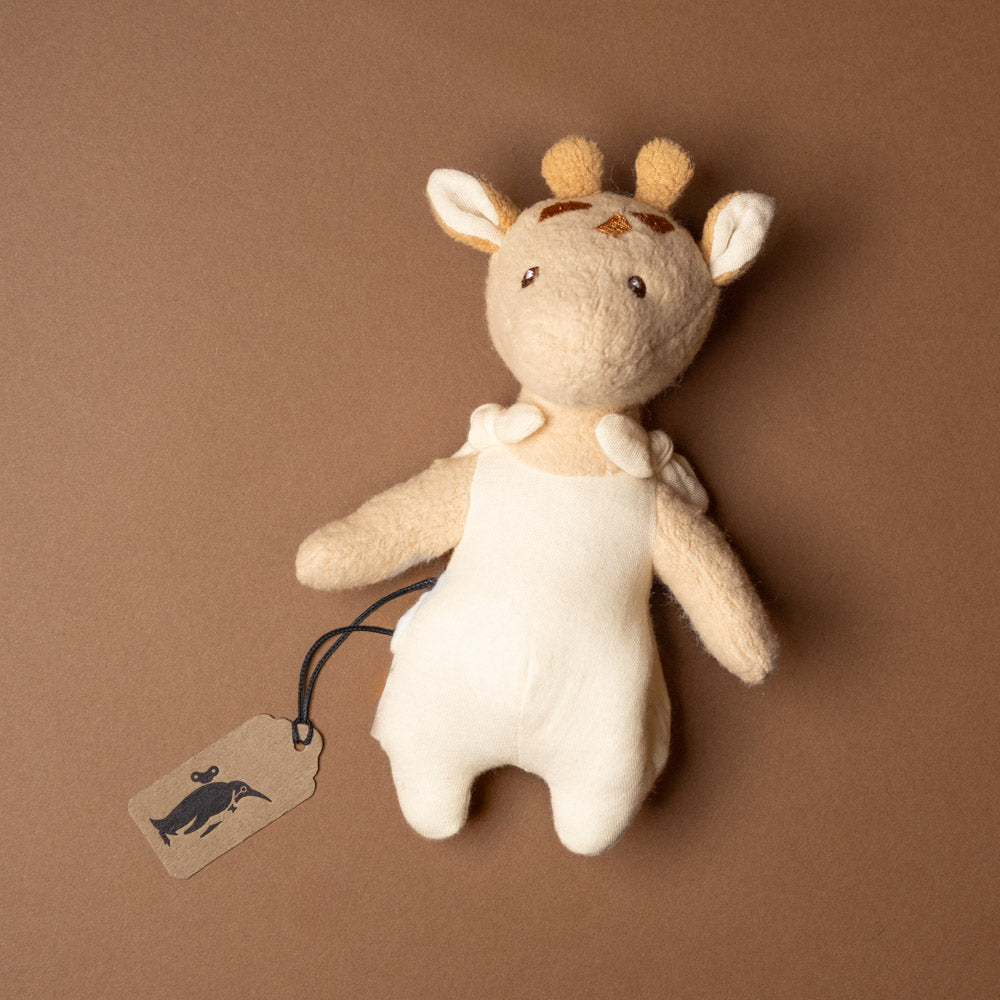 Organic Cotton Leonie Giraffe with Pocket Lovie