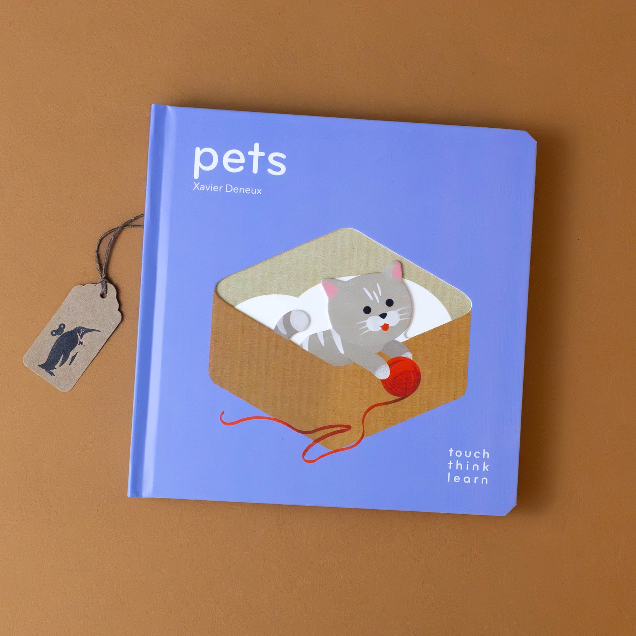 touch-think-learn-board-book-pets-purple-cover-with-a-kitten-playing-wiht-a-ball-of-yarn-in-a-box