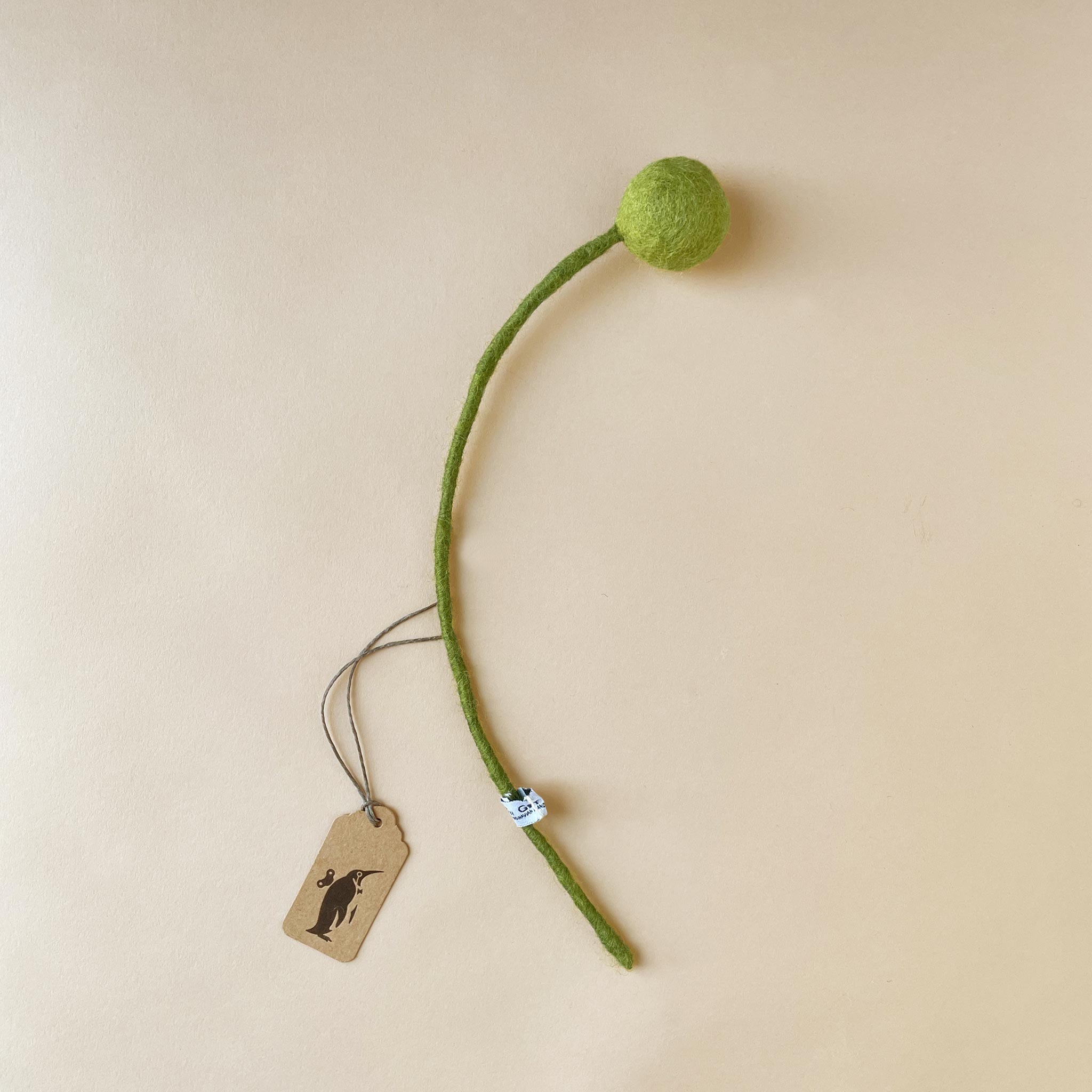 Felt Pom Flower | Green - Home Decor - pucciManuli
