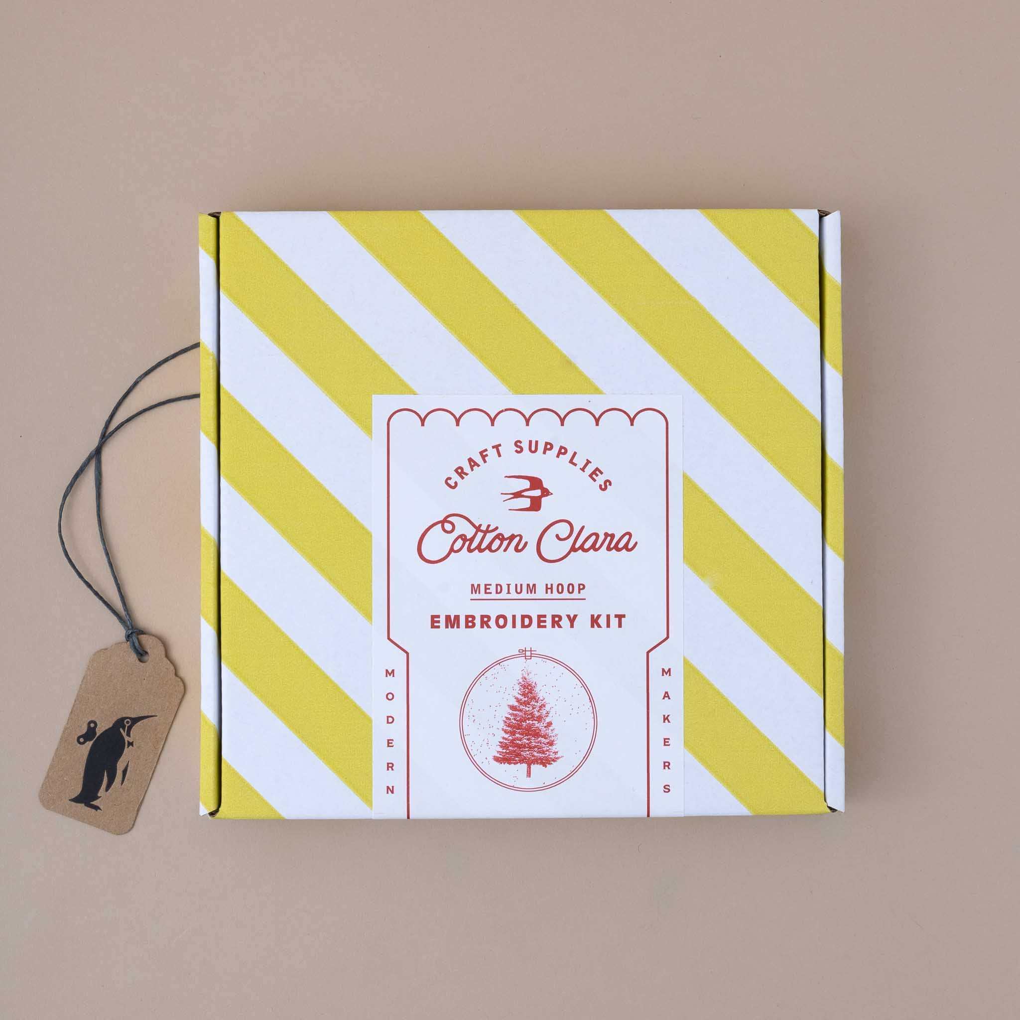 yellow-and-white-candy-striped-box